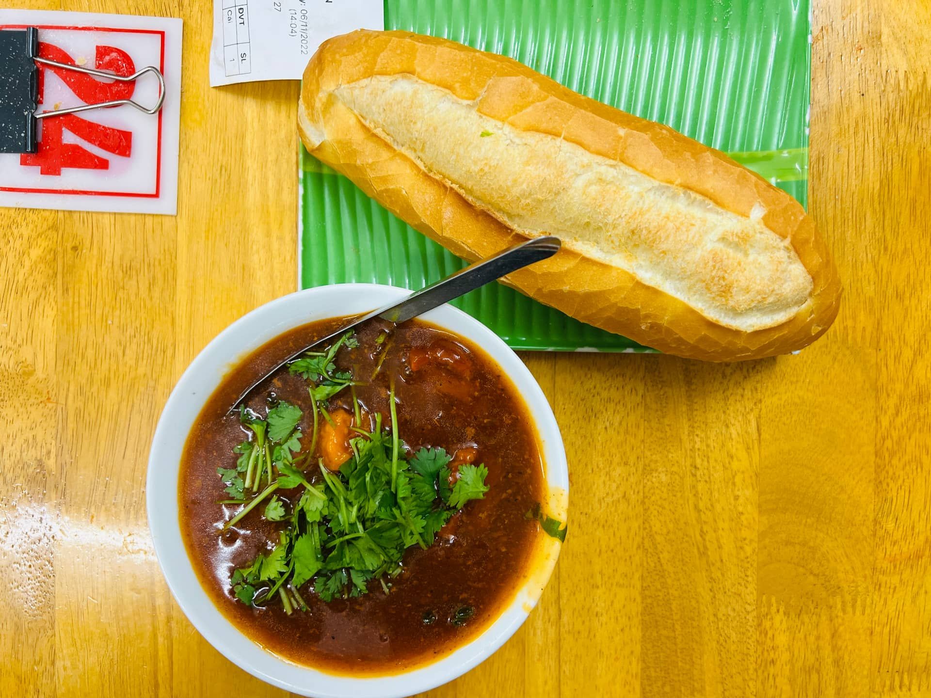 Photo of Banh Mi on a table in Hanoi