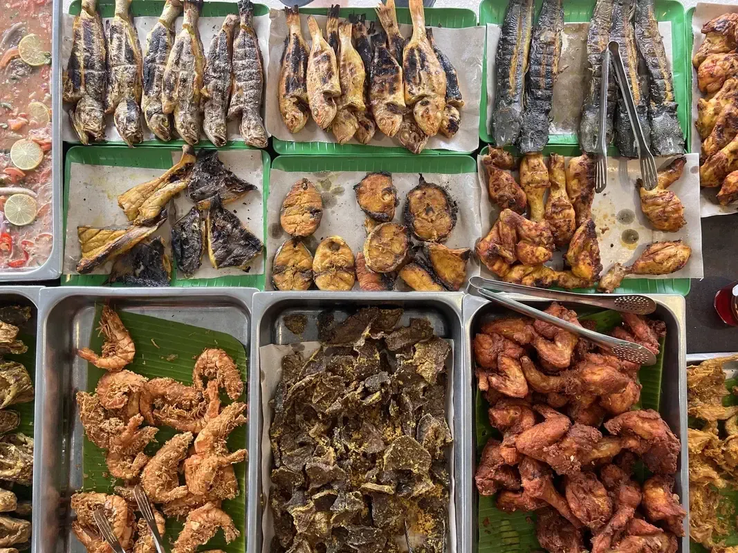 A photo of fried fish from Langkawi