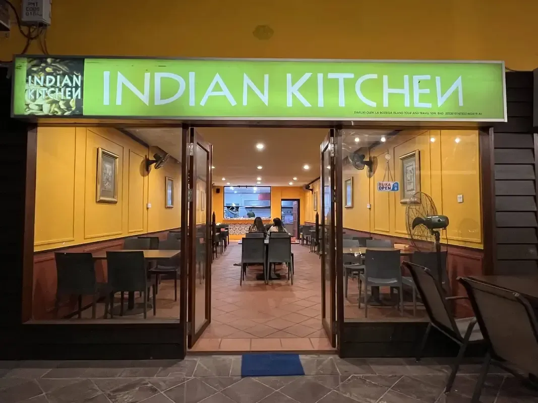 Facade of Indian Kitchen in Langkawi.