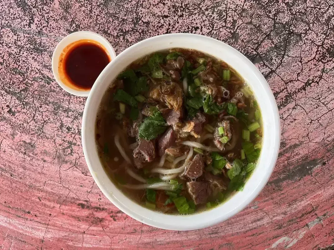 A photo of beef noodle soup on Langkawi