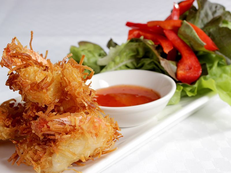 Coconut Prawns with Dipping Sauce