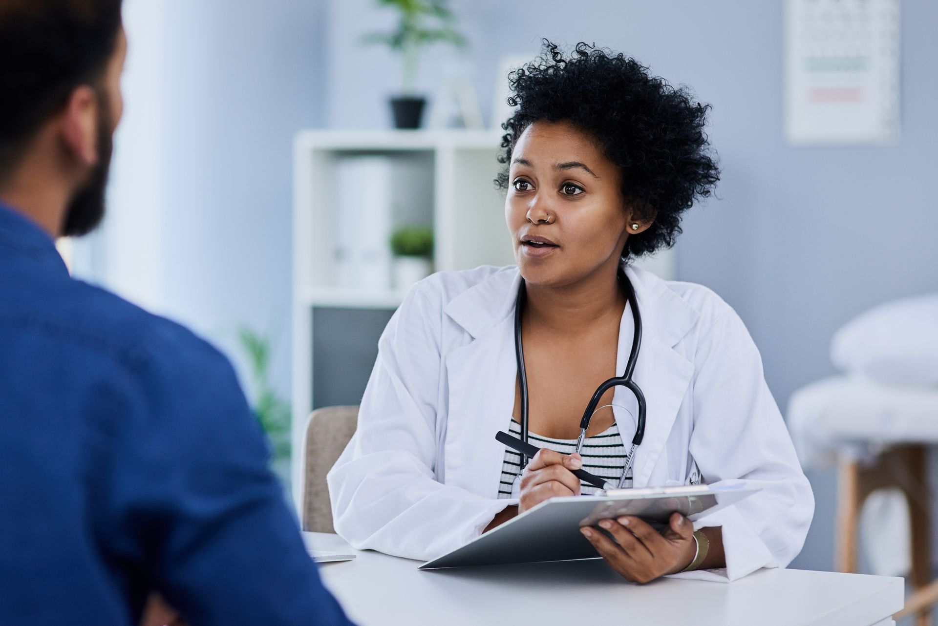 Pain doctor providing personalized pain management care, chronic pain relief, compassionate healthca