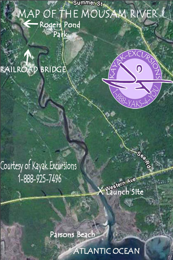 The Mousam River map