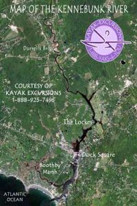 Kennebunk River map