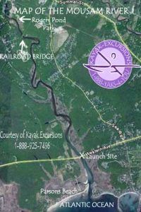 Mousam River map