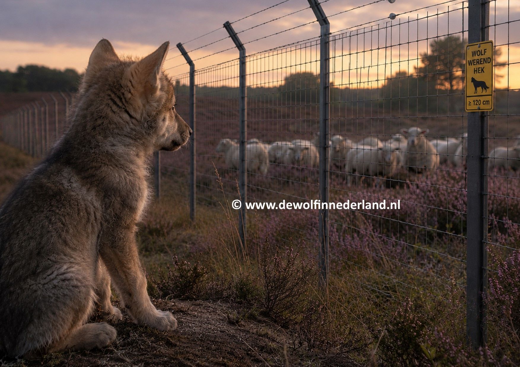 bescherm je vee tegen de wolf door wolf fencing