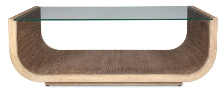 Uttermost living room coffee table at Perrino Home Furnishings.
