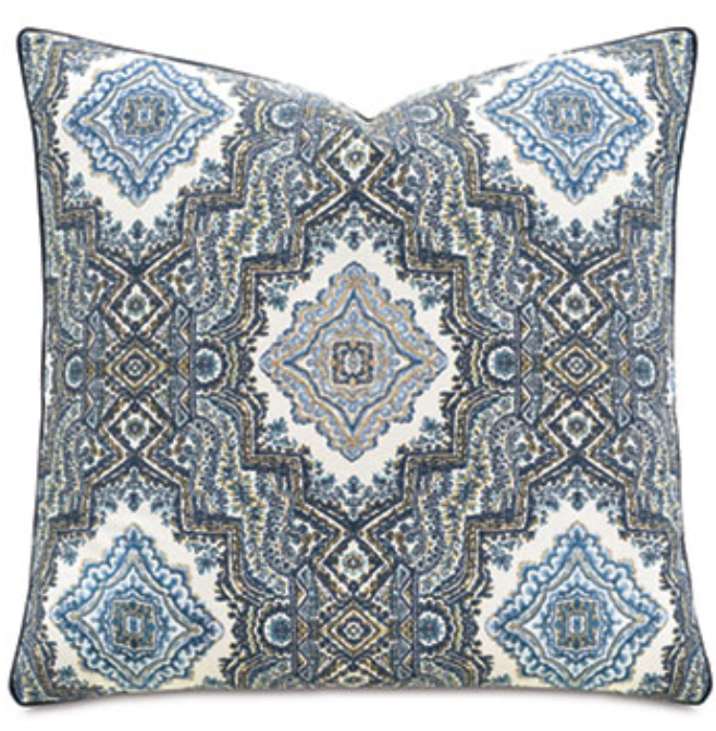 Eastern Accents throw pillows at Perrino Home Furnishings.