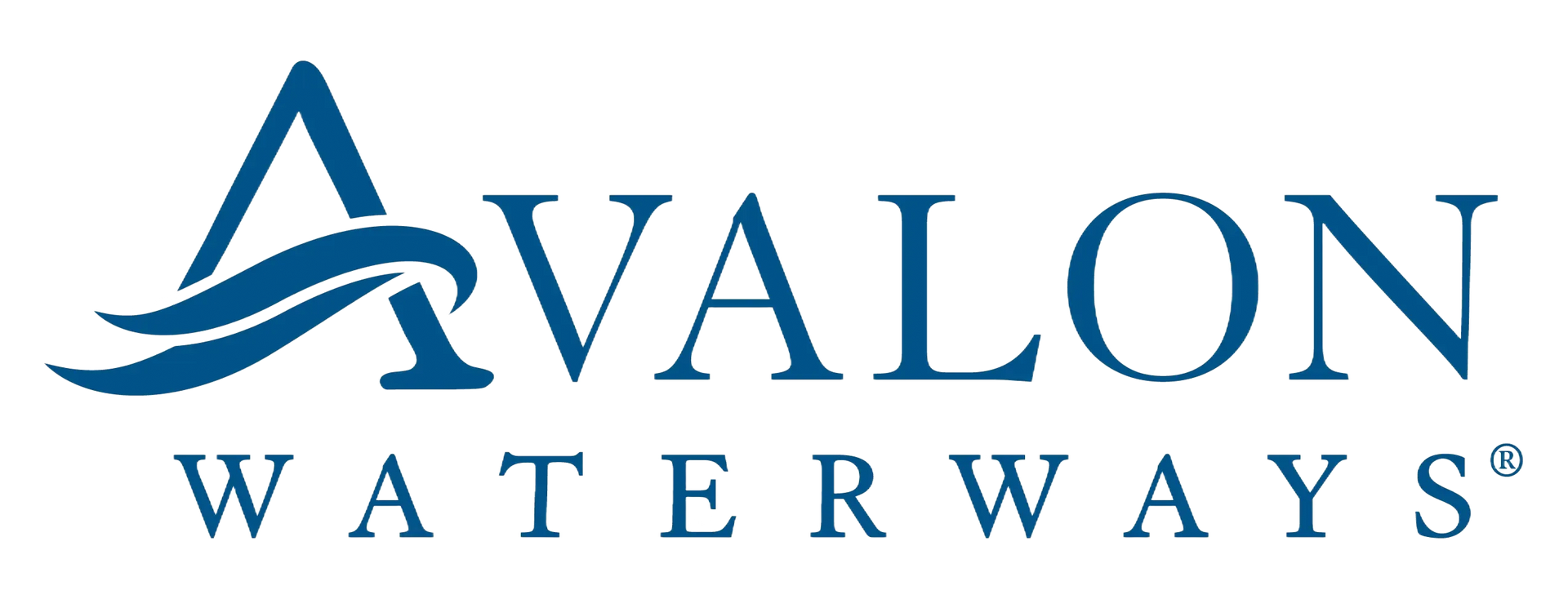Avalon Waterways logo featuring a stylized blue letter