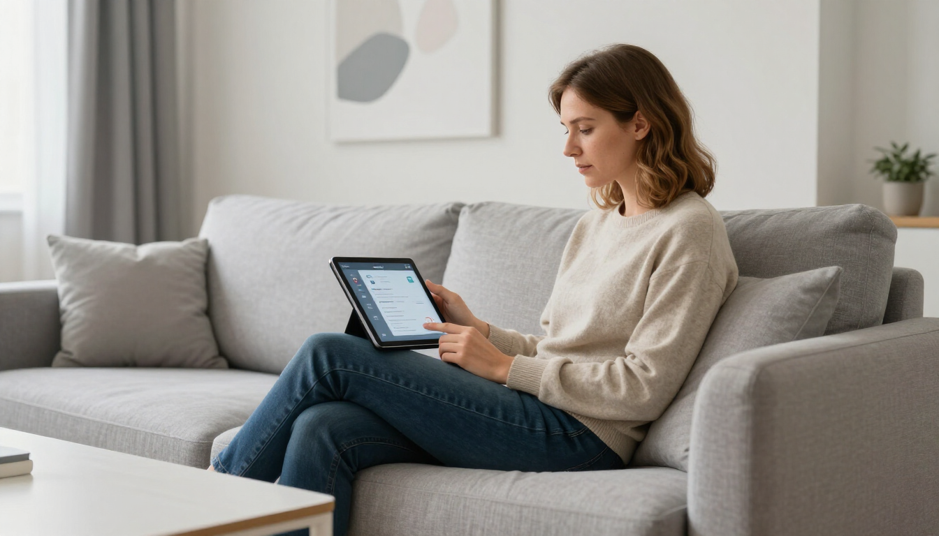 Streamlined digital health management via smartphone app