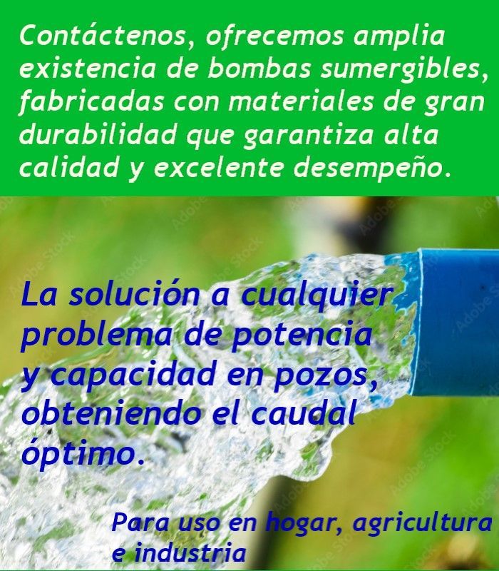 Bombas sumergibles