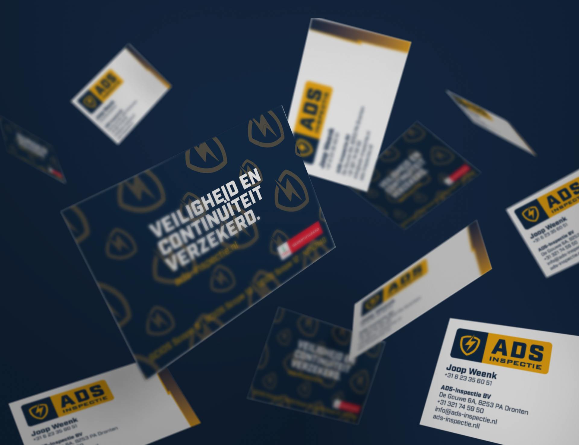 Design visitekaartjes ADS