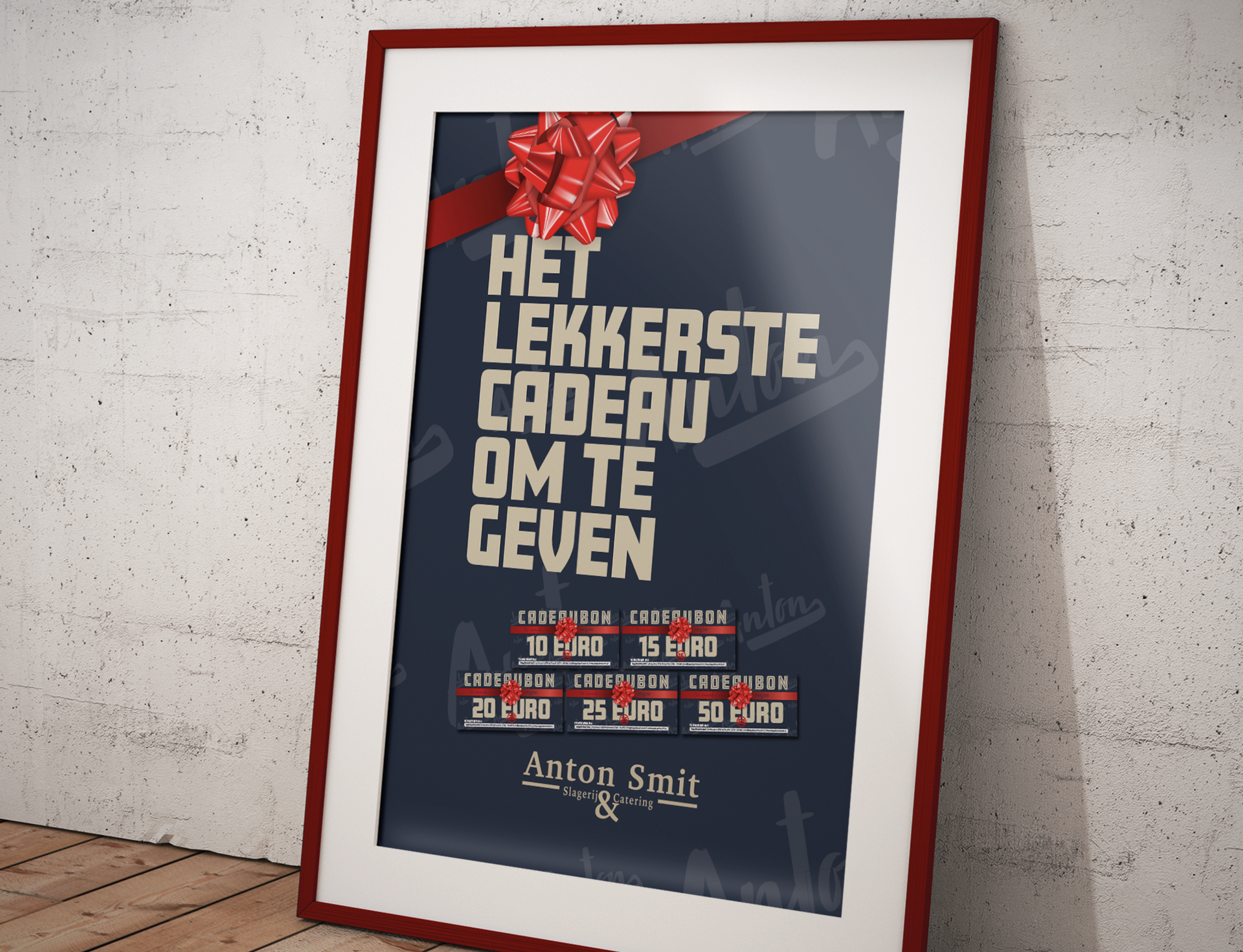 Poster Slagerij Anton Smit