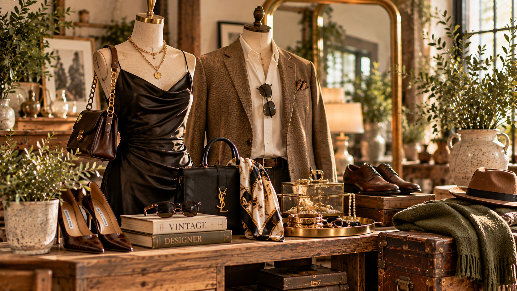 Discover select vintage, designer, collectible, and standout apparel and accessories chosen specifically for our online shop