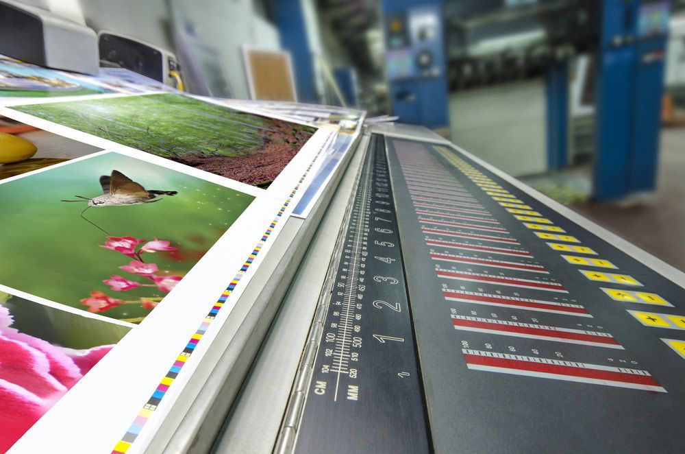 Offset Machine Press Fountain Control Key Unit And CMYK Stripe — Steejo Press in The Gap, QLD