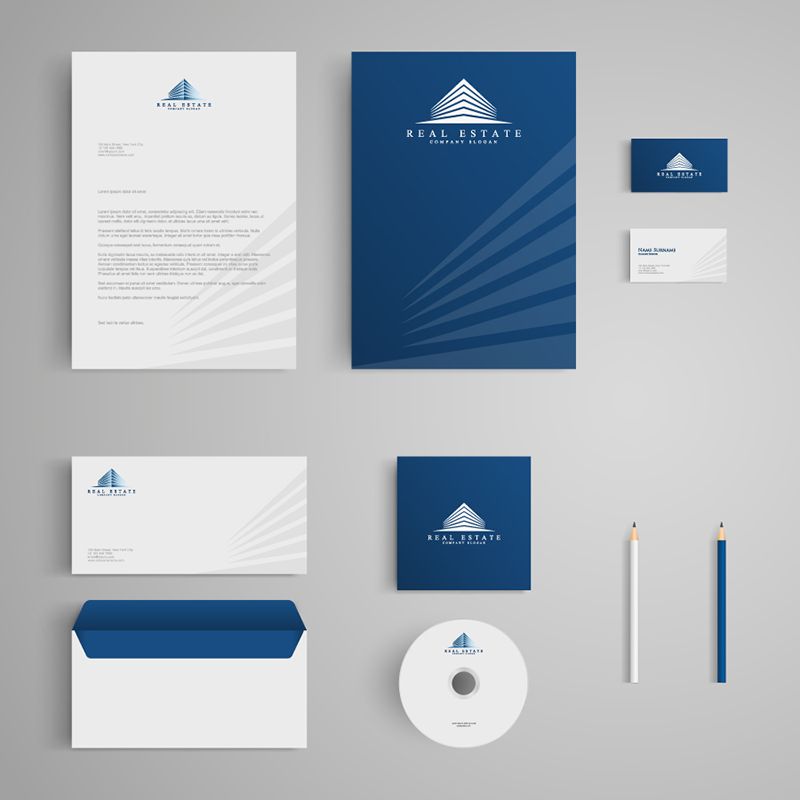 A Set Of Stationery For A Real Estate Company — Steejo Press in The Gap, QLD