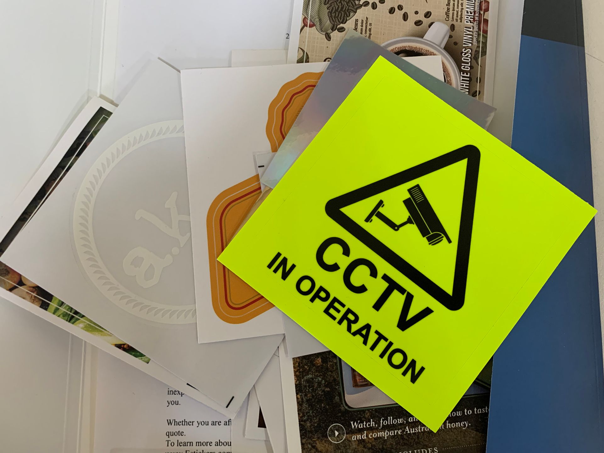 A Yellow Sign That Says 