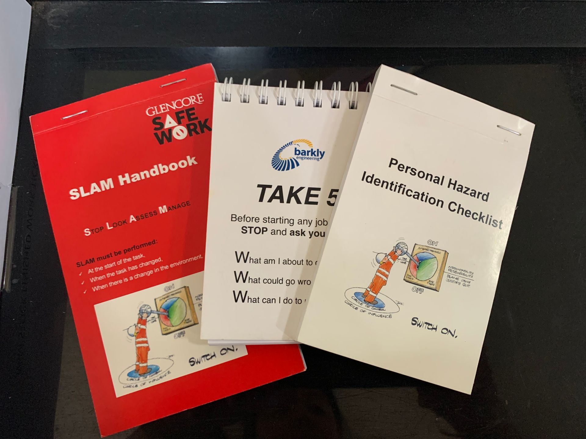 Three Books On A Table Including One That Says Take 5 — Steejo Press in The Gap, QLD