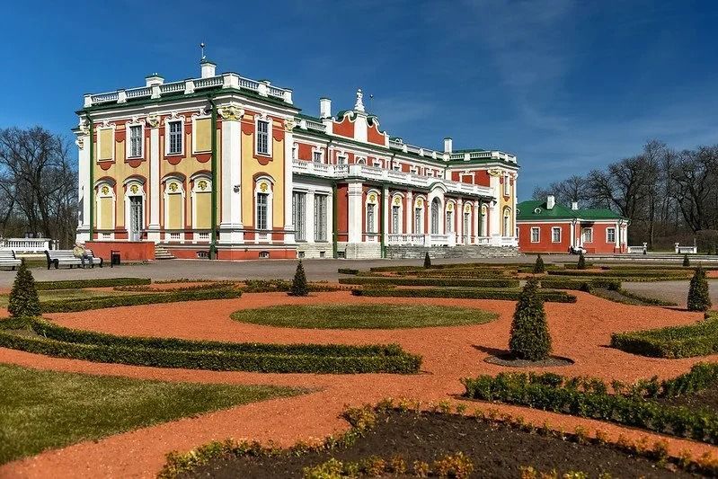 Kadriorg Palace with its beautifully manicured gardens.