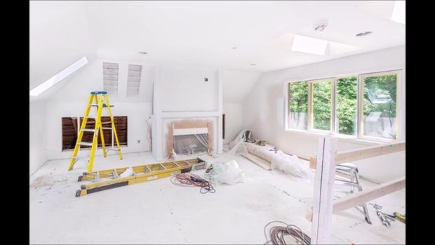 Electrical and plumbing work by a professional crew