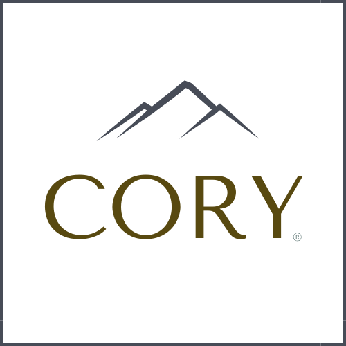 Logo: Mountains above the name 