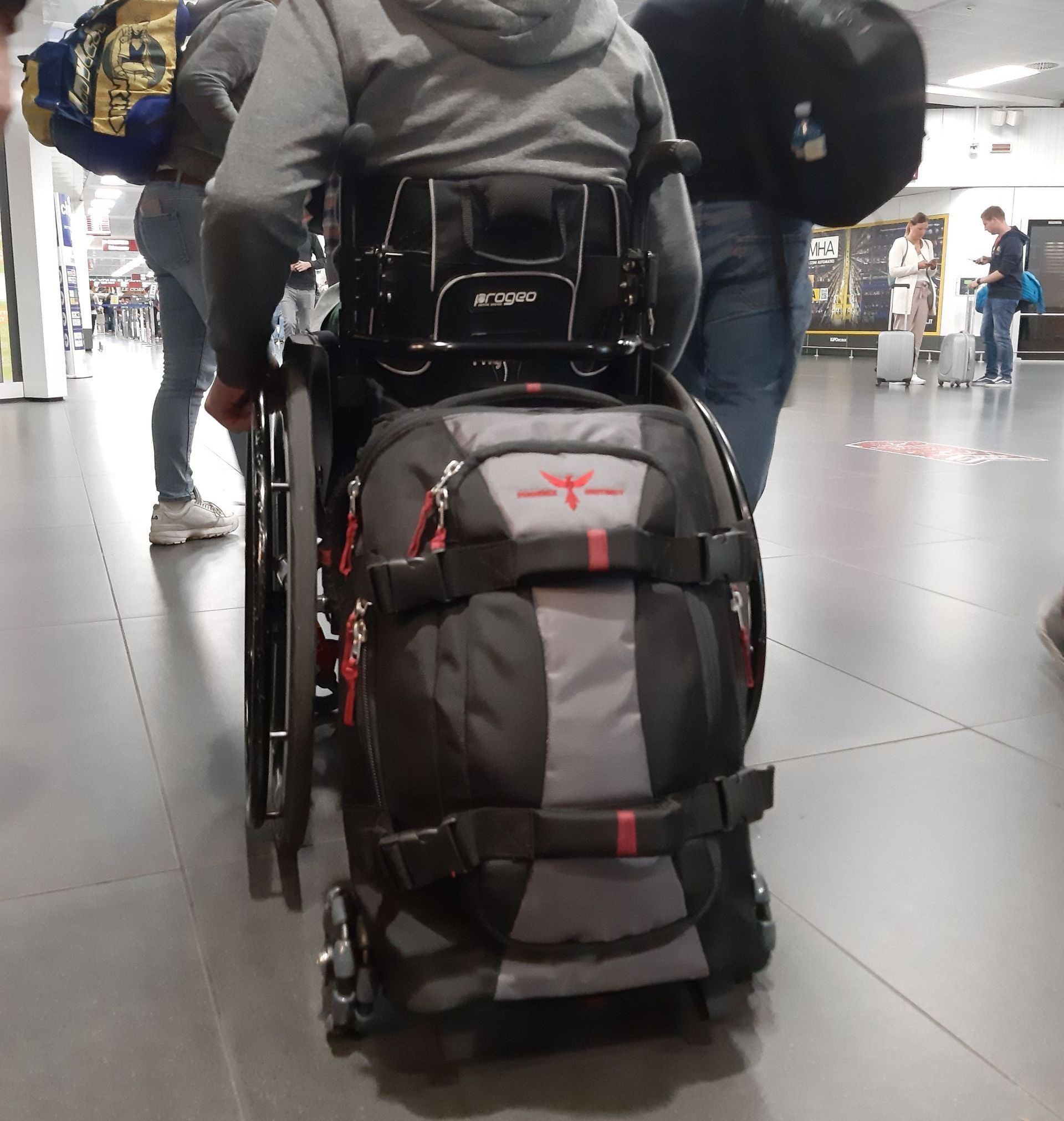 Zaino per sedia a rotelle