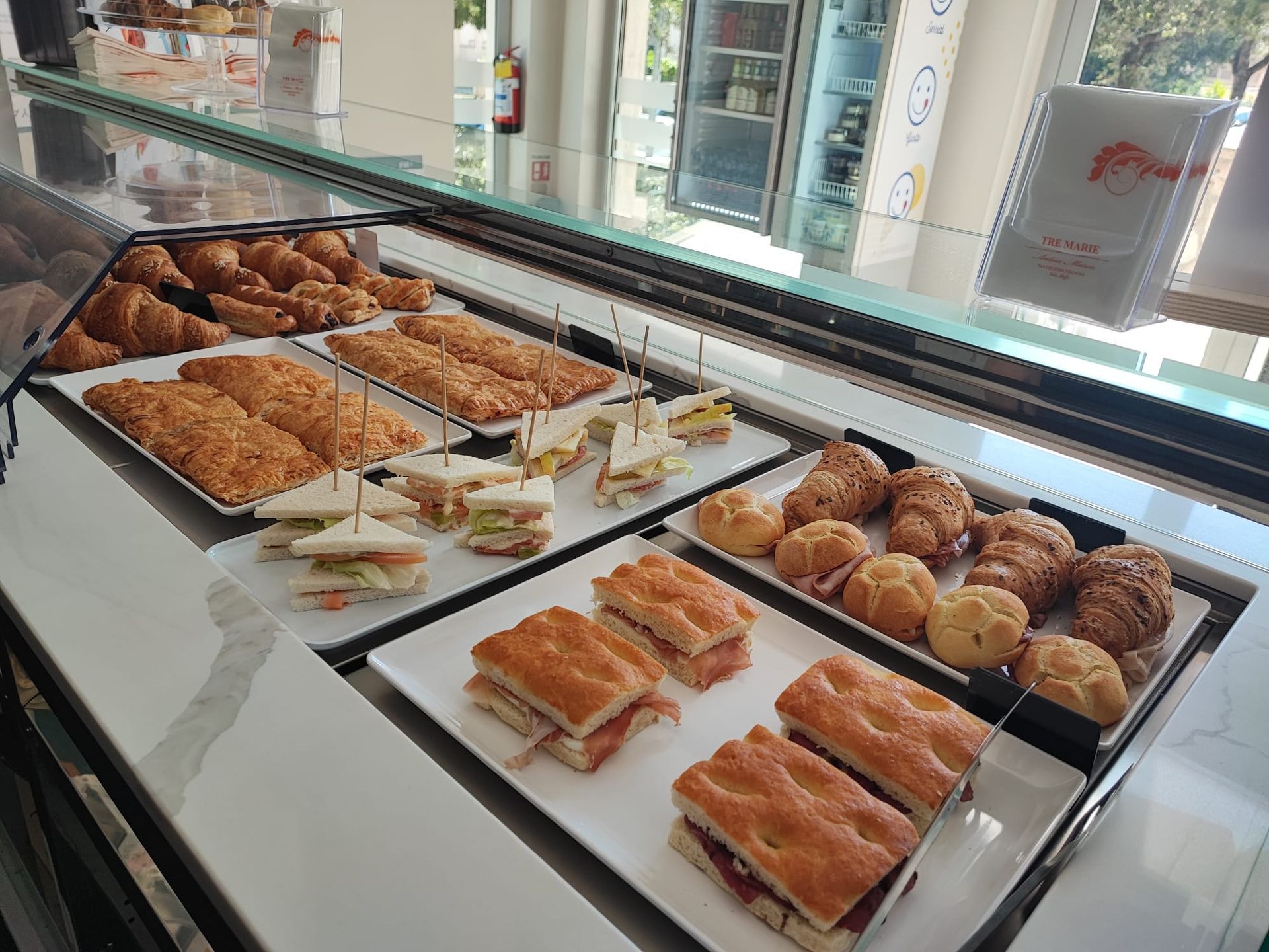 Focacce and sandwiches