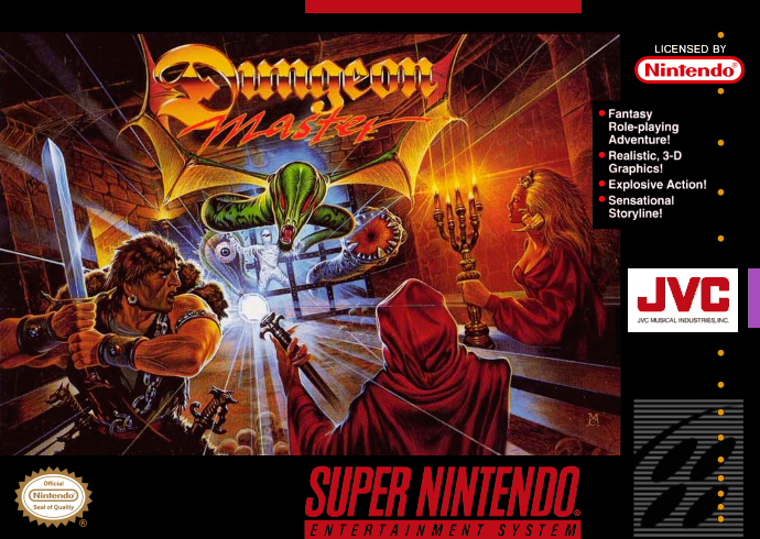 A super nintendo game called dungeon master