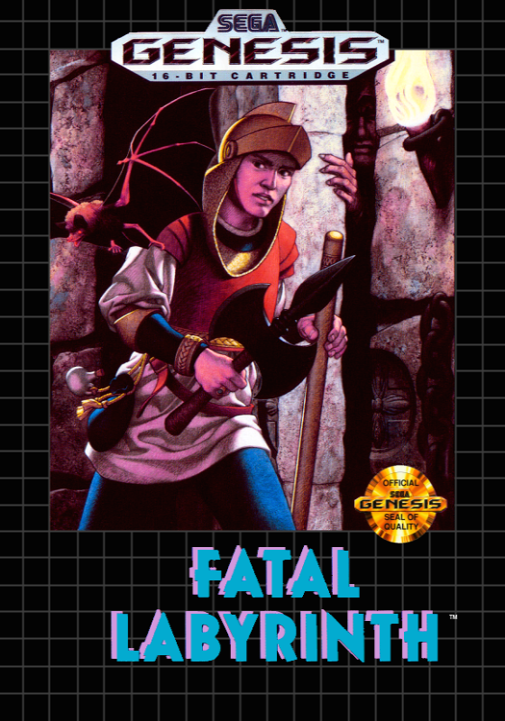 The cover of a video game called fatal labyrinth