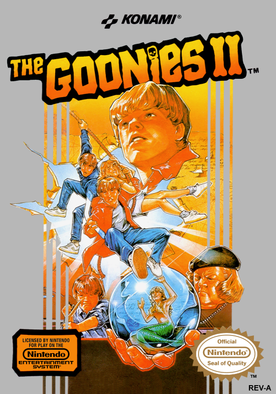 A nintendo video game called the goonies ii