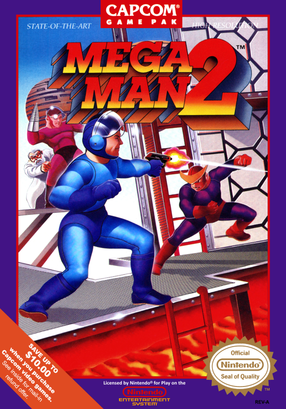 A video game called mega man 2 for the nintendo entertainment system