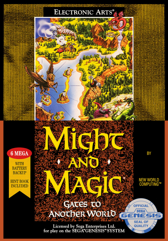 The cover of might and magic gates to another world