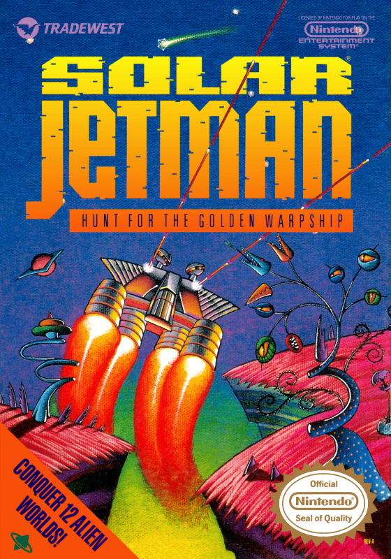 A nintendo game called solar jetman hunt for the golden warship