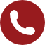 Red circle with white telephone receiver.