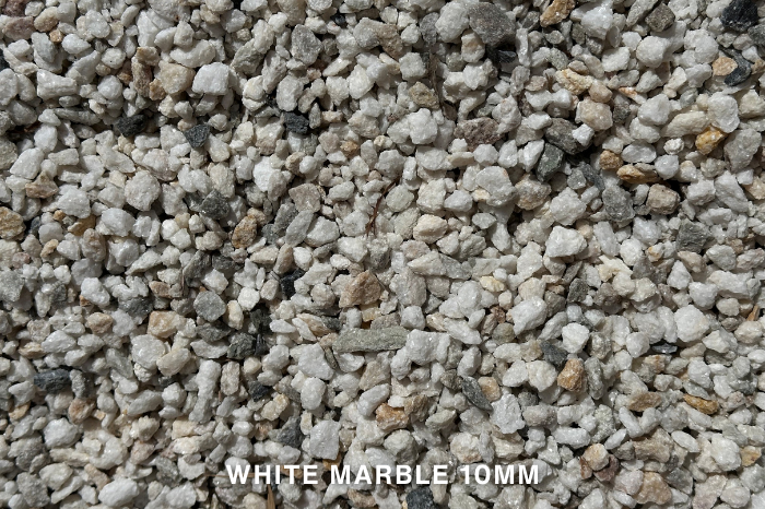 WHITE MARBLE 10MM & 20MM