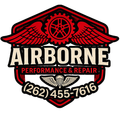 Airborne Performance & Repair logo with red wings, gear, and phone number (262) 455-7616