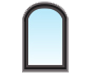 A mirror with a black frame and a blue sky in the background. A mirror with a black frame and a blue sky in the background.