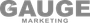 GAUGE Marketing logo in gray text on a white background