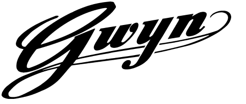 Stylized black script logo reading “Guyo” on a white background