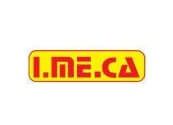 Logo di I.ME.CA, con testo rosso in un rettangolo arrotondato giallo.