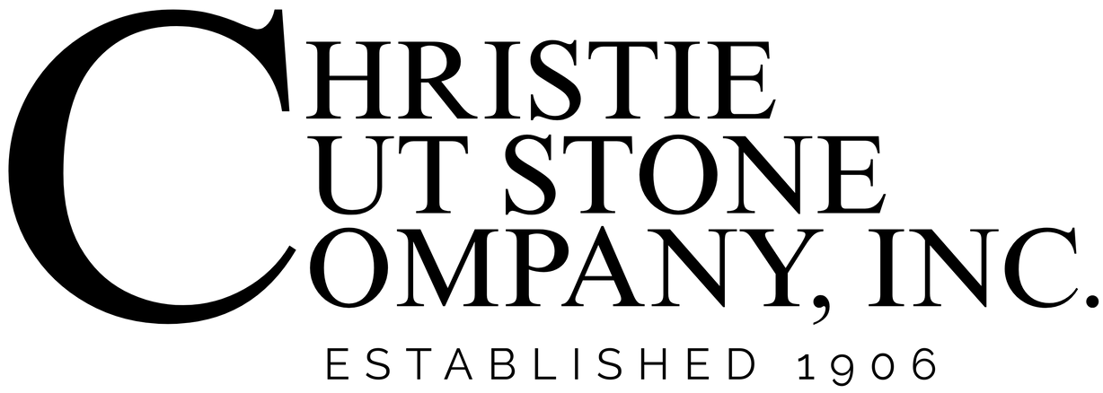 Christie Cut Stone Company, Inc. logo with a large 