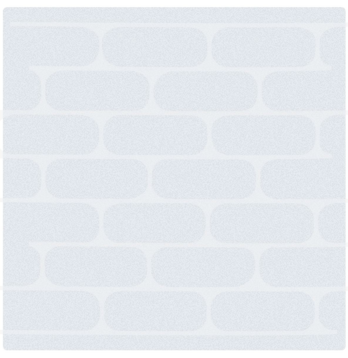 White brick wall pattern.
