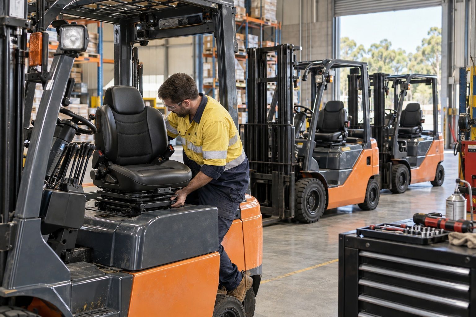 Forklift Seats for Warehouses