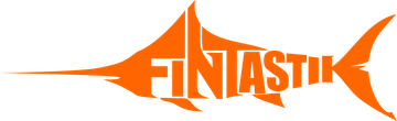 An orange fish with the word fantastic on it