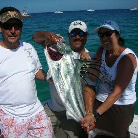 rooster fish catch