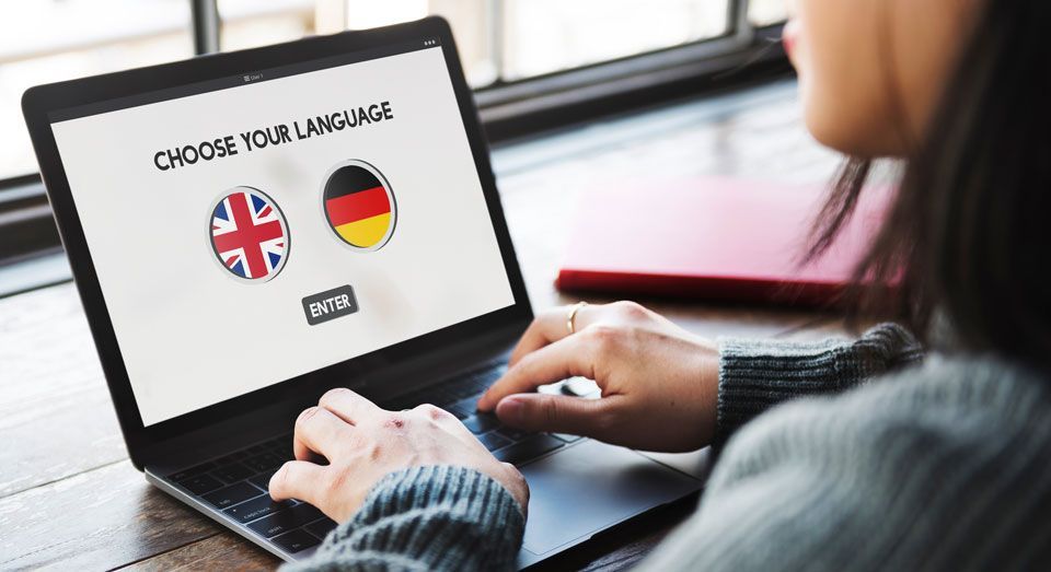 Professionelle Übersetzung der Website Professionelle Übersetzung der Website