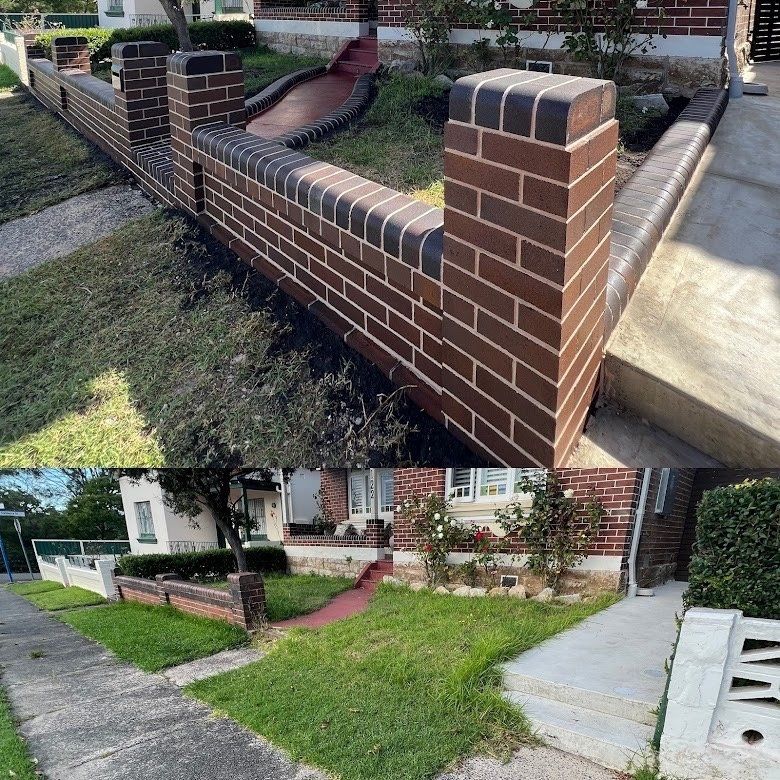 Enhancing Bricks Fence - Enfield, NSW - COB Bricklaying Enhancing Bricks Fence - Enfield, NSW - COB Bricklaying