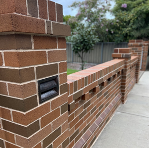 Outside Brick Fence - Enfield, NSW - COB Bricklaying Outside Brick Fence - Enfield, NSW - COB Bricklaying