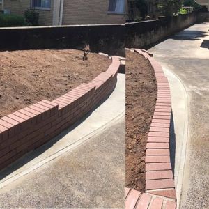 Brick Retaininig Wall - Enfield, NSW - COB Bricklaying Brick Retaininig Wall - Enfield, NSW - COB Bricklaying