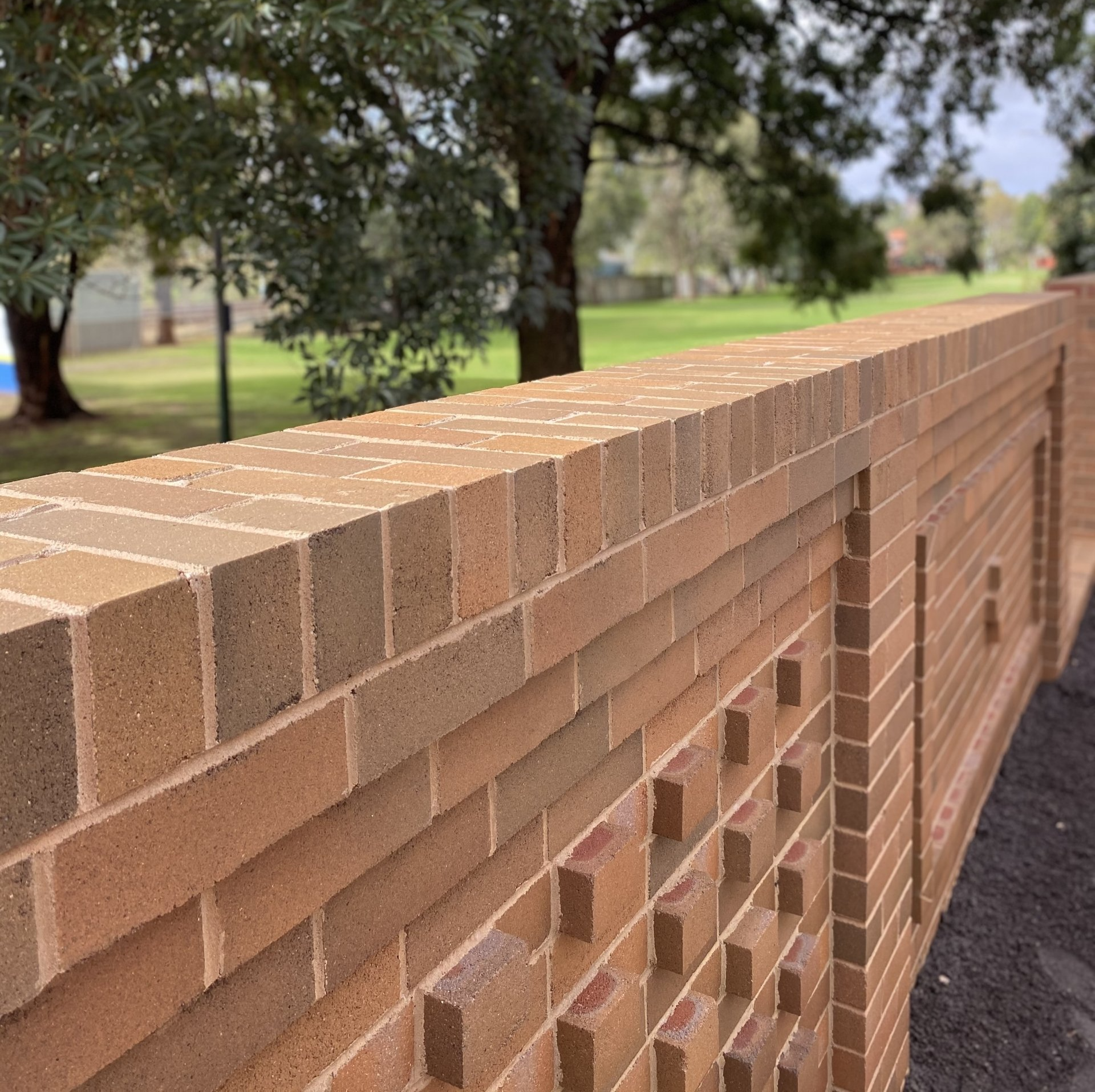 Man Repairing Bricks - Enfield, NSW - COB Bricklaying Man Repairing Bricks - Enfield, NSW - COB Bricklaying